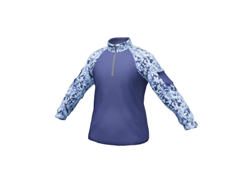 Blue Digital Combat Shirt