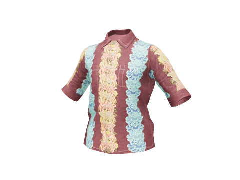 Burgundy Garland Shortsleeve
