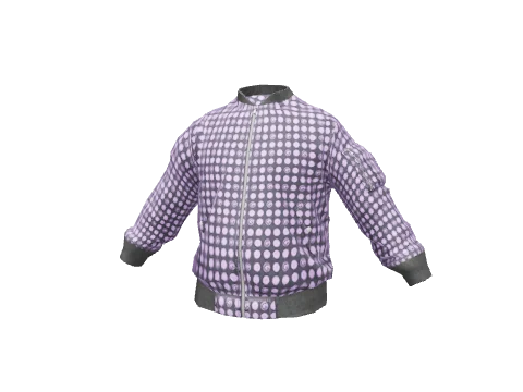 Lilac Dotted Leather Closed