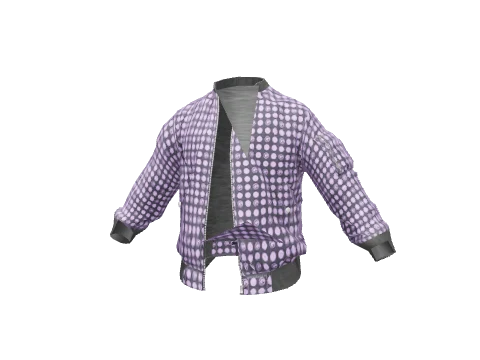 Lilac Dotted Leather Open