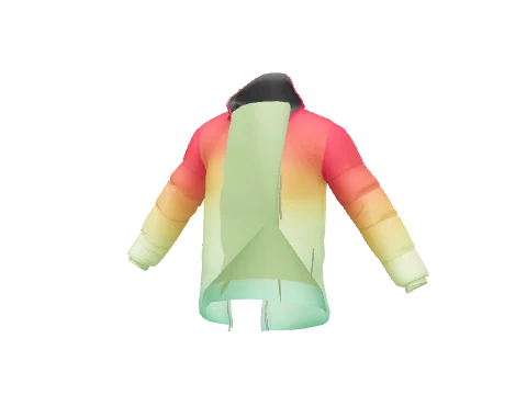 Vibrant Gradient Puffer