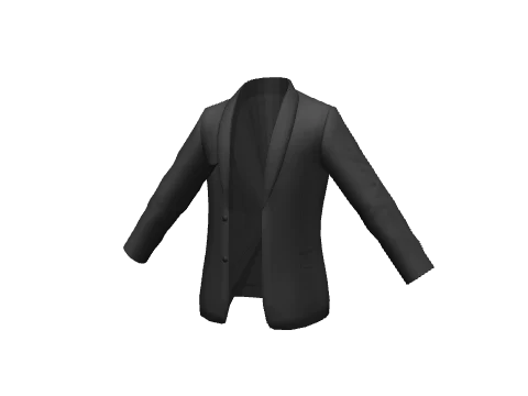 Black Smooth Fitted Open