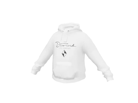 White The Diamond Hoodie