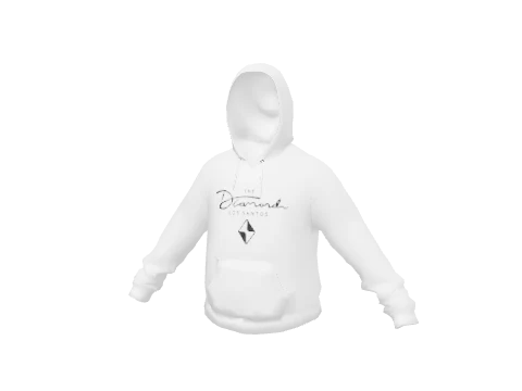 White The Diamond Hoodie