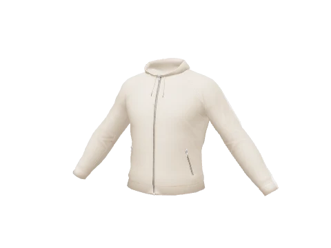 Cream Sports Track Top