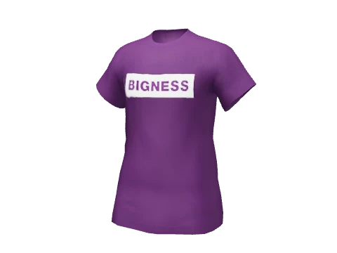 Purple Bigness Sports Tee