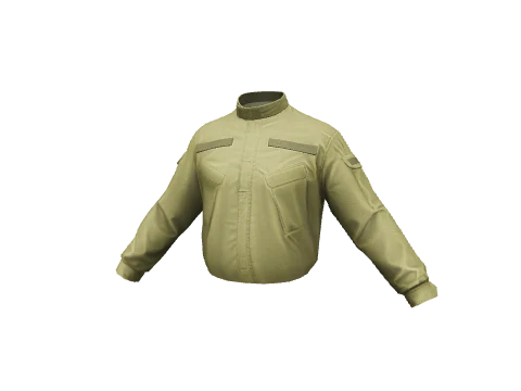 Khaki Service Shirt Tucked