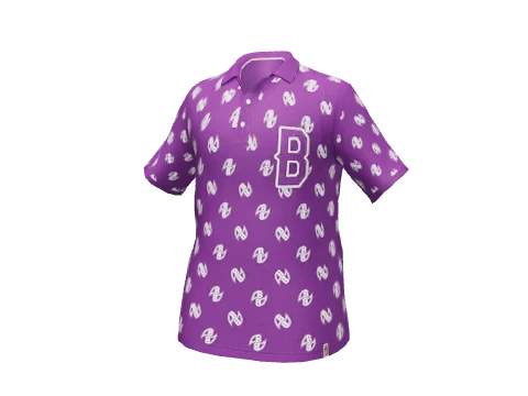 Purple B Polo Shirt