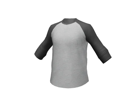 Charcoal Two-Tone Tee