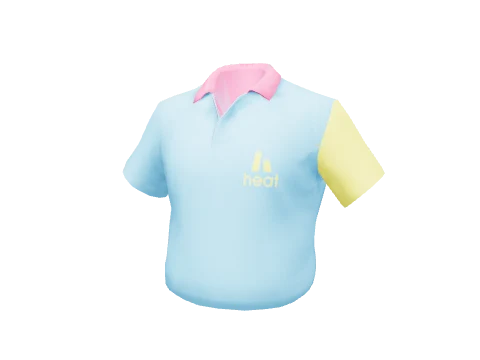 Blue Heat Golf Tucked Polo