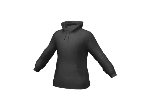 Black Pullover Hoodie