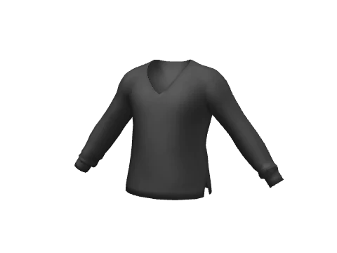 Black V Neck