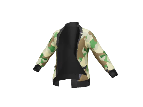 Camo Yeti Cardigan