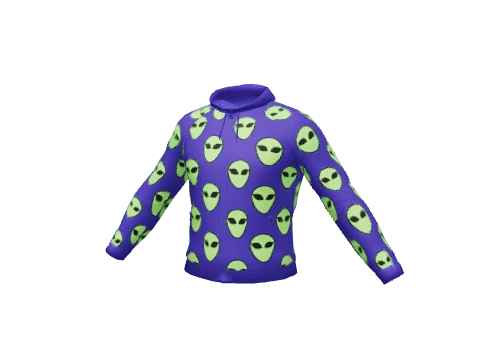 Alien Hooded Tracksuit Top