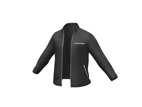 Black Fitted Racer