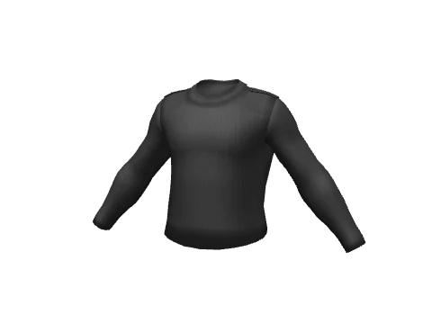 Black Combat Sweater