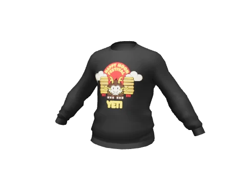 Black Yeti Fall Sweater