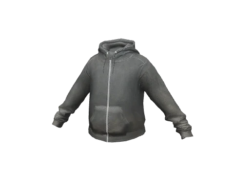 Gray Baggy Hoodie