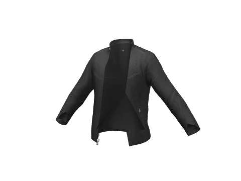 Black Fitted Leather Jacket