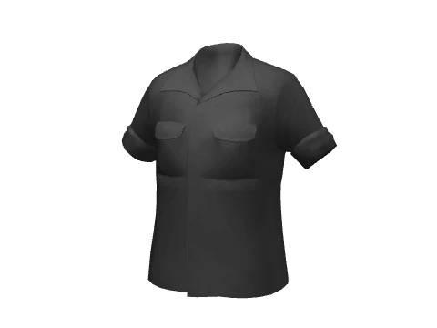 Black Rolled Shirt