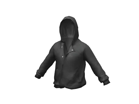 Black Hooded Jacket