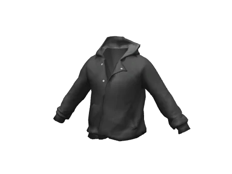 Black Hooded Jacket