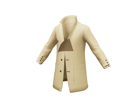 Beige Wool Coat