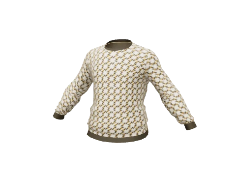Gold Geo Print Sweater