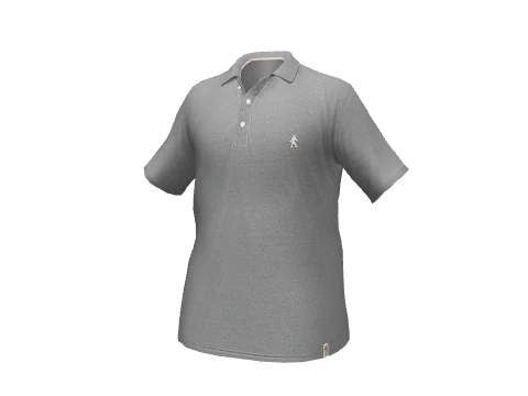 Gray Loose Polo