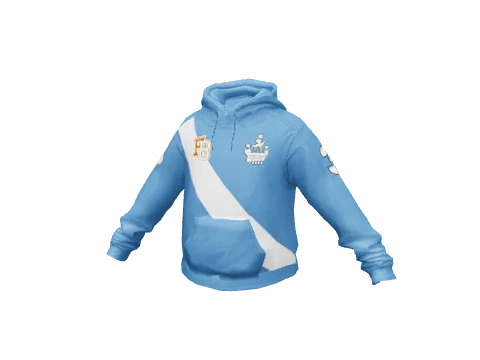 Blue Flying Bravo Hoodie