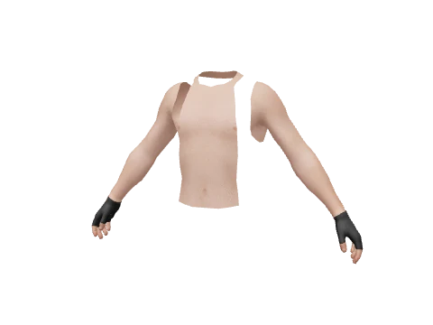Black Fingerless Gloves