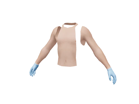 Blue Surgical Gloves