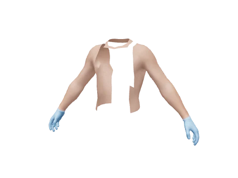 Blue Surgical Gloves