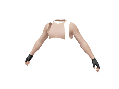 Black Fingerless Gloves