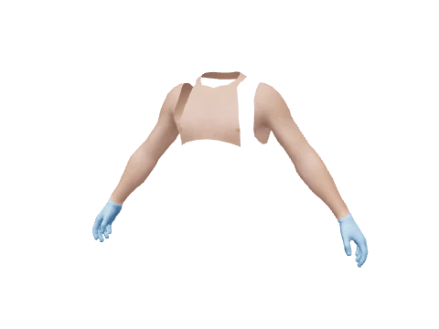 Blue Surgical Gloves