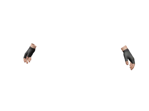 Black Wool Gloves