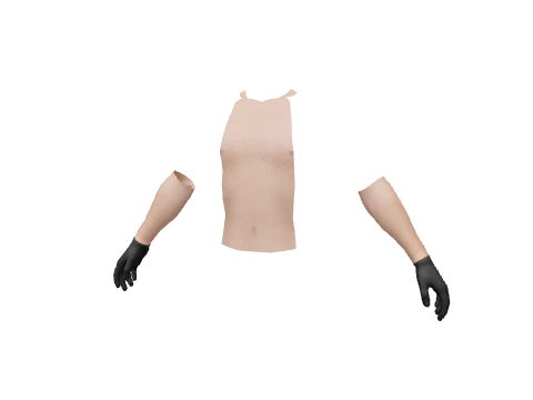 Black Leather Gloves