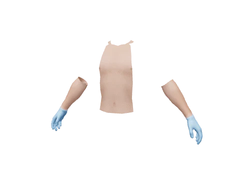 Blue Surgical Gloves
