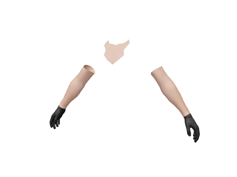 Black Leather Gloves