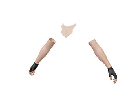 Black Fingerless Gloves