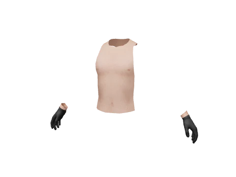 Black Leather Gloves