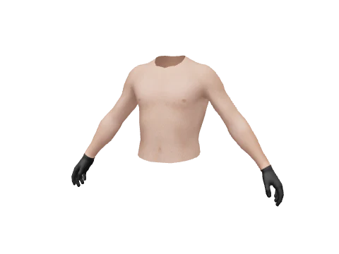 Black Woolen Gloves