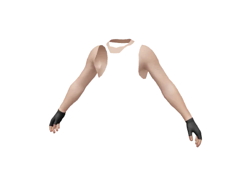 Black Fingerless Gloves
