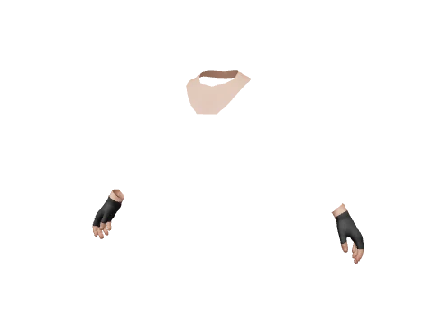 Black Fingerless Gloves