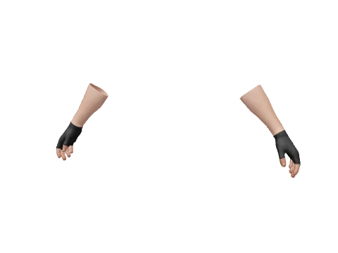 Black Fingerless Gloves