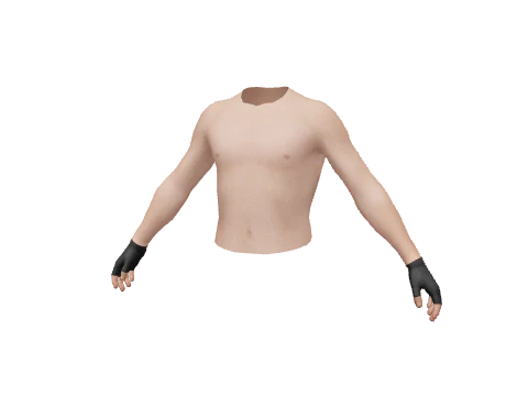 Black Fingerless Gloves