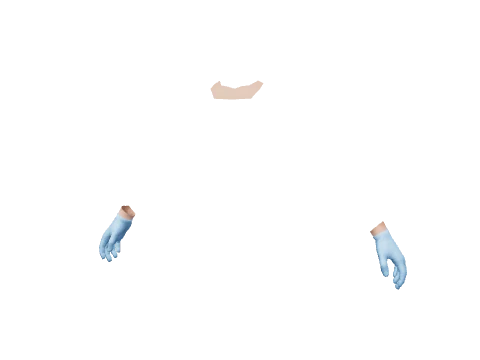 Blue Surgical Gloves