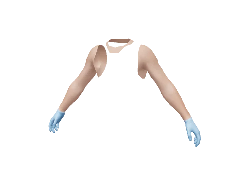 Blue Surgical Gloves
