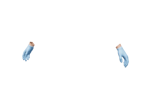 Blue Surgical Gloves