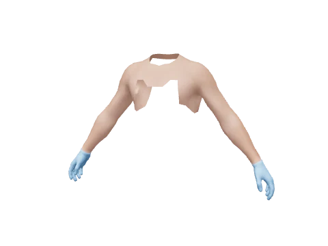 Blue Surgical Gloves